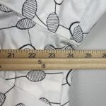 Lucy & Laurel Lucy &‎ Laurel Jacket Womens 2X White Gray Geometric Cotton Open Front Artsy Art Photo 6