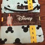 Disney  women’s Teal black Mickey Mouse pajama set Photo 0