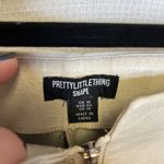 Pretty Little Thing Shape Cream Faux Leather Wide Leg Pants Size 14 Photo 6