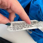 ZARA EUC  women’s bright blue off-shoulder ruffle sleeve fitted bodysuit large‎ Photo 6