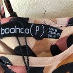 Boohoo 🔴 SATIN LEOPARD PRINT Lingerie style DRESS by  size 4 NEW Photo 8