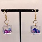 Astrology cube earrings Photo 2