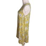 Rachel Ashwell shabby chic Linen White Yellow Floral Sleeveless Mini Sundress Photo 1