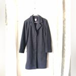 J. Jill Single Breasted Wool Blend Tweed Coat women size S button up Blue Photo 1