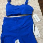 Athleta  elation matching shorts and sports bra size small Photo 1