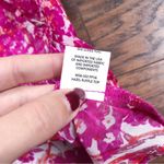 Show Me Your Mumu SMYM • Hazel Ruffle Top pink floral cold shoulder chiffon Pomegranate Punch Photo 7