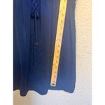 Mango  Suit Blue Dress Keyhole Tapered Waist‎ Cup Sleeve Size 6 Photo 7