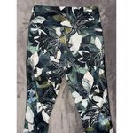 Athleta  Women's Floral Pattern Hawaiian‎ Green and Navy Legging Size Small Photo 4