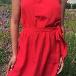 EXPRESS  Red Strapless Mini Dress Photo 2