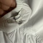 Madewell  Poplin Seamed Maxi Dress in White Size: 4, NWT Photo 9