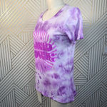 Chaser  David Bowie Purple Tie Dye Band Tee‎ Shirt Photo 3