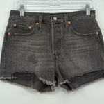 Levi's Levi black 501 jean shorts 27‎ Photo 0