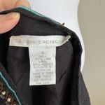 Sarah Spencer Black Linen Beaded Blazer Women’s 8 Shirt Jacket Boho Photo 5