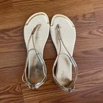 Gold Color Gladiator Sandals Size 8 Photo 0