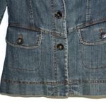 Tommy Bahama  Denim Size 4 Cotton Blend Jacket 2 Butoons Pockets Photo 3