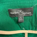 Market & Spruce  Suva Cargo Jacket Womens Green Snap Sz Medium Cotton spring Photo 9