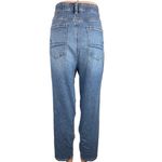 American Eagle  Blue Denim Medium Wash High Rise Straight Leg Jeans Size 18 Photo 2