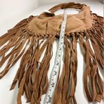 Free People  Riley Suede fringe bag in copper sungold without tags Photo 6