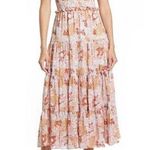 ASTR  Floral Smocked Tiered Midi dress Photo 0