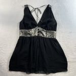 Guess  M Silk Babydoll Top Sheer Whimsigoth Whimsy Fairy Coquette Baddie Sexy Photo 3