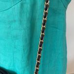 Amanda Smith  Blue patent quilted chain strap cross body purse Photo 6