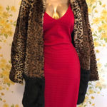 NWT Nasty gal faux fur leopard print coat size M Size M Photo 0