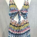 Passports Passport colorful abstract print cutout romper size medium Photo 0