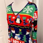 Festive Christmas Holiday Dress E4 Size M Photo 4