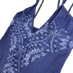 Free People Intimately Mercury Seamless Cami Top Ribbed Blue Purple Size XS/S Photo 4