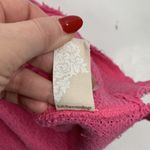 Soft Surroundings  Sz L Pullover Hoodie Cozumel Henley Pink T Snap Terry Women’s Photo 3