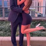 Missguided Navy Fitted Dress Photo 2