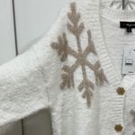 Snowflake Sweater White Size L Photo 2