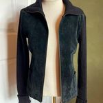 Style & Co long sleeve suede front sweater Size S Photo 0