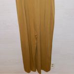 Eloquii  NWT Women's Plus Size 16 Camel Tan Sleeveless Tie Back Wide Leg Jumpsuit Photo 5
