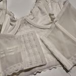 Jessica Simpson Off White Lace Corset Bustier Bra Top 34C Photo 5