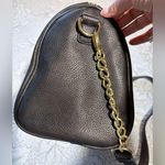 Steve Madden Barrel Braid Stitch Satchel Bag in Black with Tassel Detail Photo 6