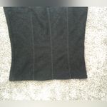 Rodebjer Black Glittery Fitted BustierTube Top Sleeveless Tank Blouse Size Small Photo 11