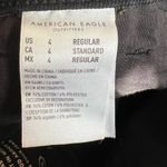 American Eagle  Black Distressed Mom Straight Jeans Photo 5