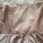 EXPRESS  Women’s Pink Sleeveless Flowy Top Size Small Relaxed Fit Lace Detail Photo 5