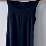 Calvin Klein  Black Tank Top Large Shelf Bra minimalist athleisure layer preppy Photo 0