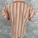 Madewell  Bedtime Pajama Top in Rainbow Stripe Photo 3