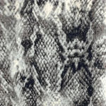 Vince Camuto NWT WO SIZE 3X GRAY SNAKESKIN BLOUSE ELASTIC ON SHOULDERS LINED Photo 3