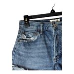 AGOLDE  Shorts Women 24 Blue Denim Parker Distressed Cutoff Jean Streetwear‎ Photo 2