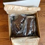 Madewell RARE The Justine Ankle Boot Dark Coffee Heeled Women’s Size 7.5 NWB Photo 2