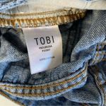 Tobi High Rise Distressed Raw Hem Denim Jean Shorts 100% Cotton 26 Photo 3
