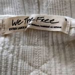 We The Free  White Ribbed Sweetheart Neck Top - Size XL, Short Sleeve, NWT Photo 5