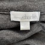 Charming Charlie | | Gray Neon Orange Stretch Cardigan Blazer Photo 4