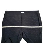 Charter Club  Woman's Black Embroidered Polka Dot Pants Photo 4