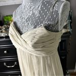 Amsale 100% Silk Empire Waist Maxi Dress Beige Wedding Guest 2 – Quiet Luxury Photo 4