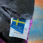 SKHOOP insulated outdoor mini puffer skirt Purple Zip Photo 4